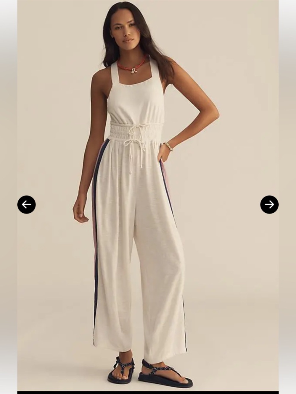 NWT  Anthropology Daily Practice Relaxed Colorblock
Jumpsuit  “SOLD OUT “